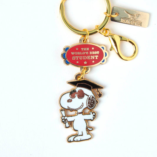 Peanuts World's Best Keyring - Student