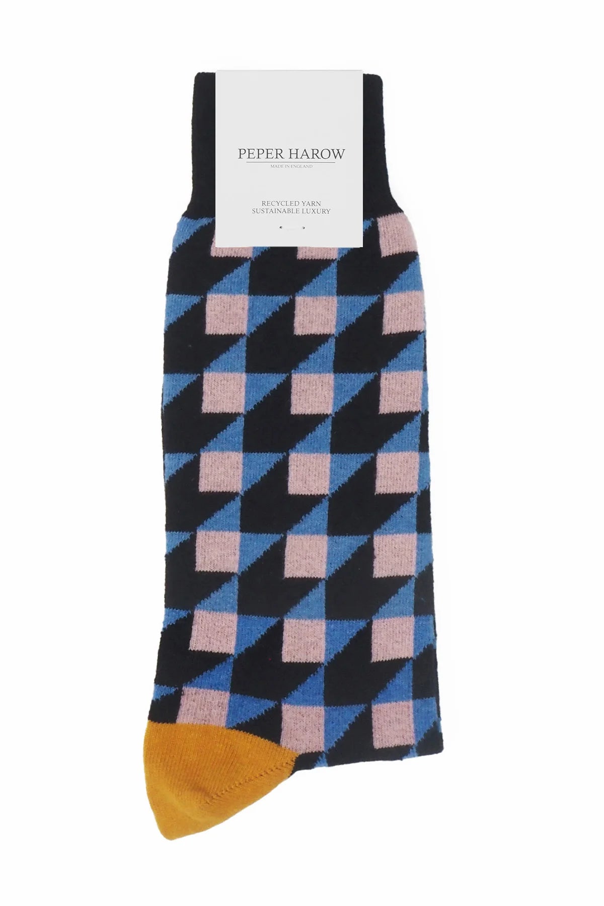 PEPER HAROW Black Dimensional Socks