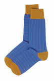 PEPER HAROW Blue Dash Socks