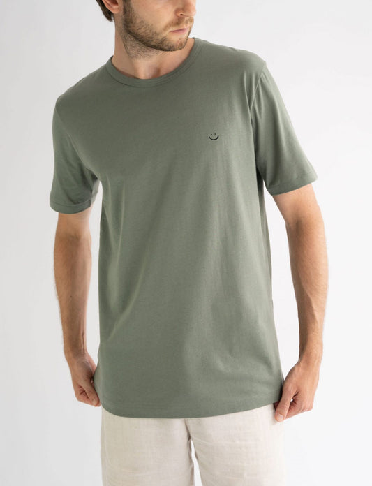 Classic Crew Tee Palm Smiley