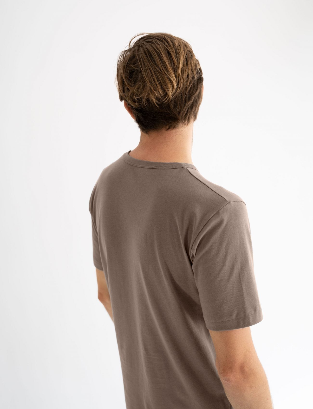 Classic Crew Tee Umber Smiley