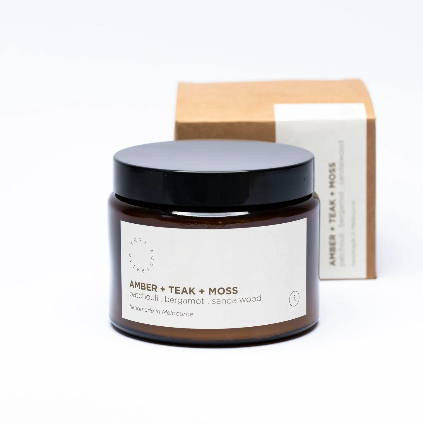 Amber, Teak + Moss Candle