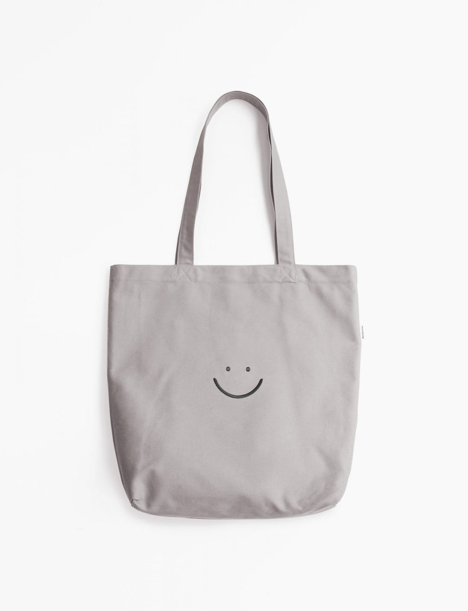 Grey on sale canvas tote