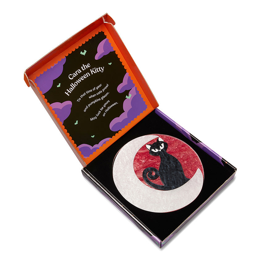 It's your chance to win the Cara the Halloween Kitty Wall Art!