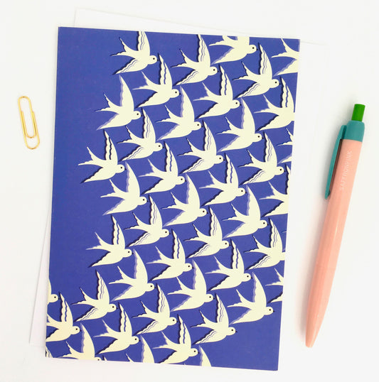 Inflight in Blue Card