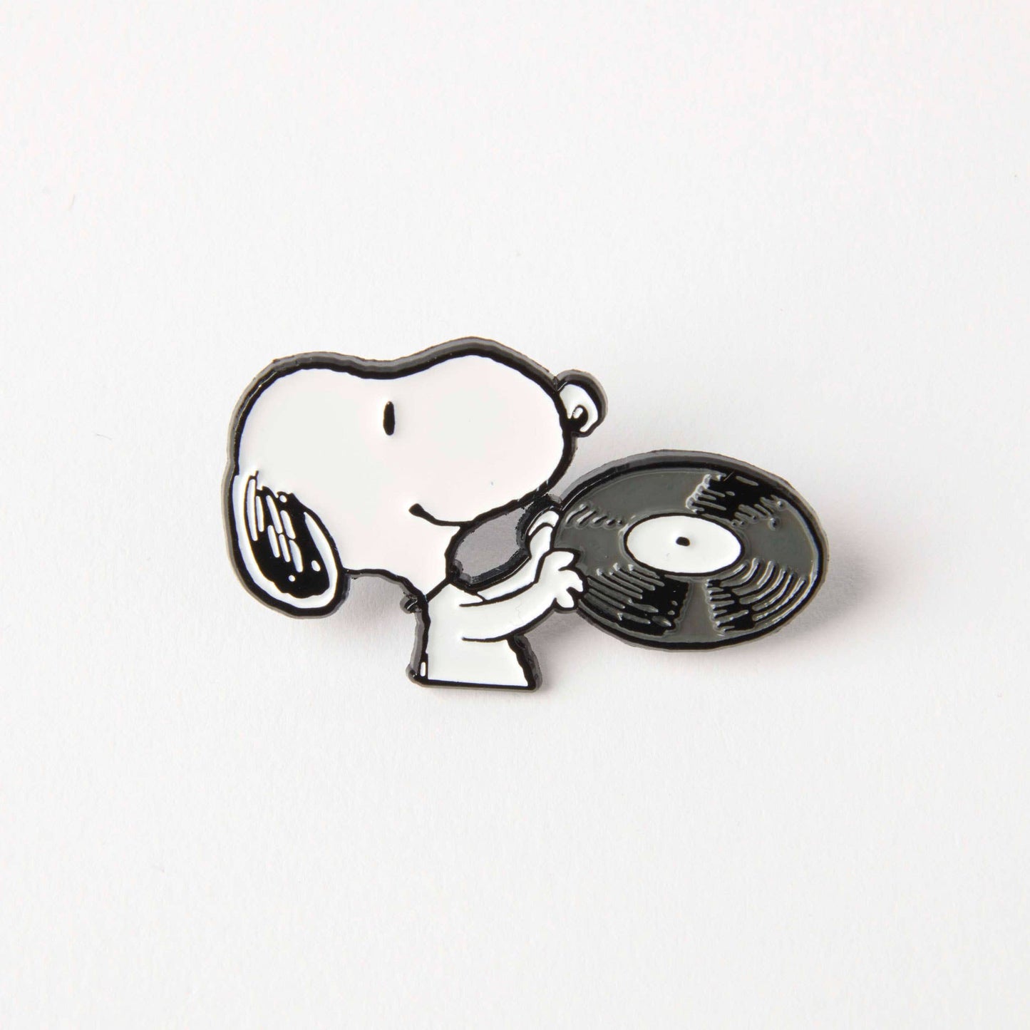 Peanuts Pin - Music is Life - Record