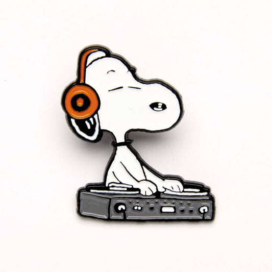 Peanuts Pin - Music is Life - DJ