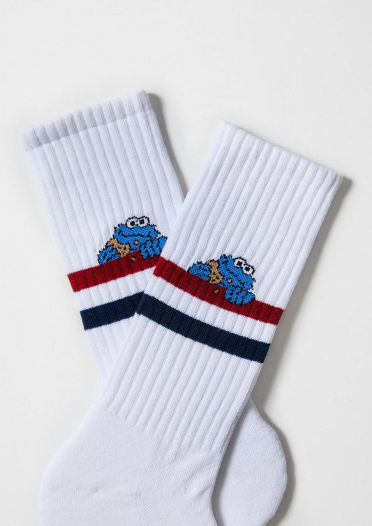 BeSesameStreet Cookie Monster Socks
