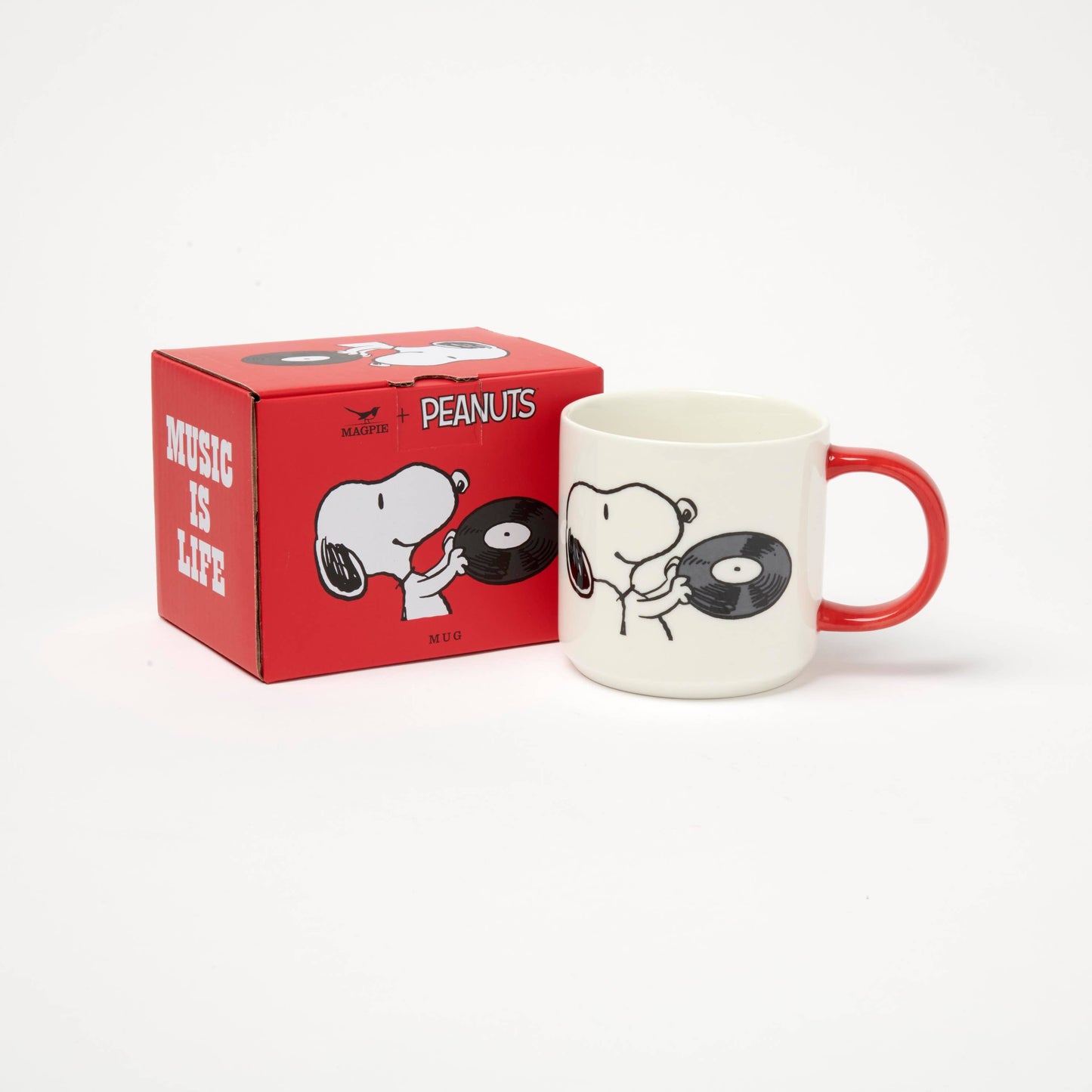 Peanuts Mug - Music is Life Vinyl