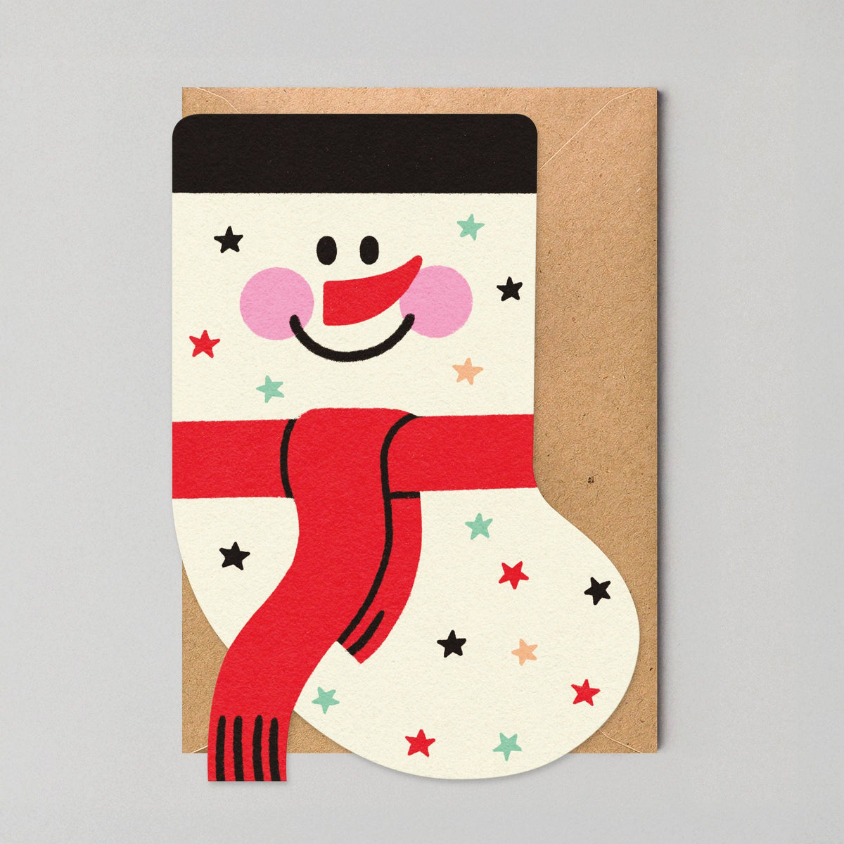 Snowman Stocking Card