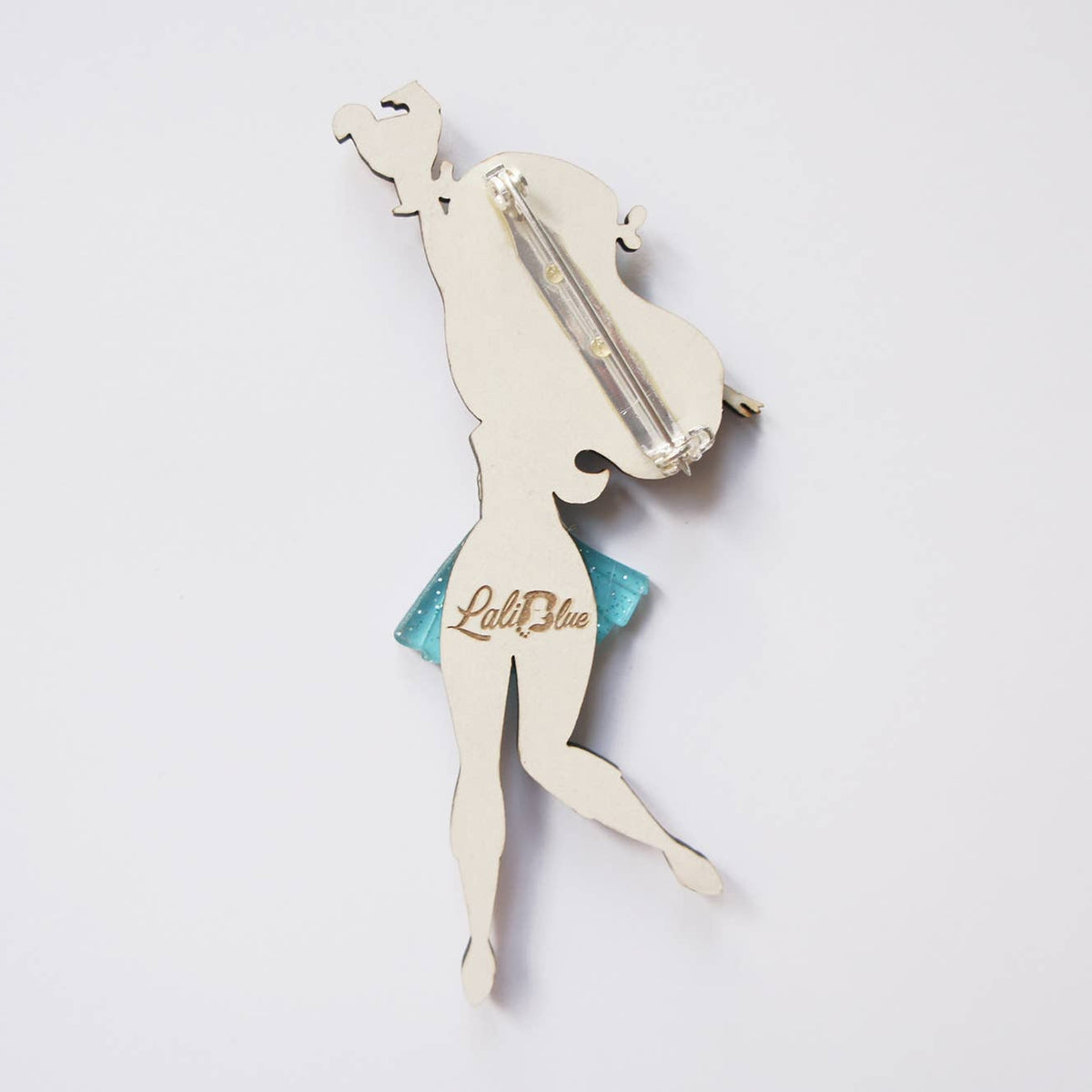 Woman Dressed as a Skeleton Brooch
