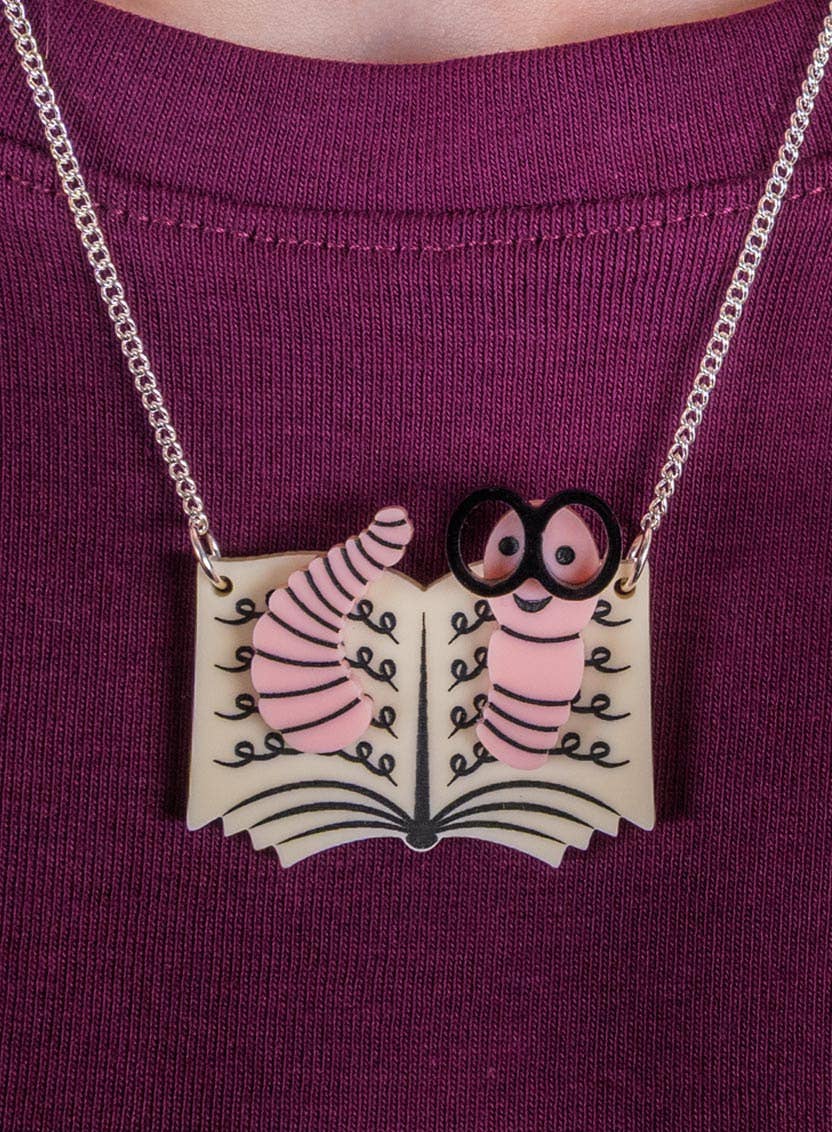 Bookworm Necklace
