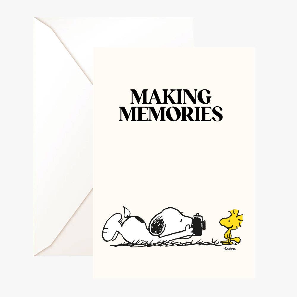 Peanuts Card - Making Memories