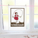 Skipping Girl Tea Towel