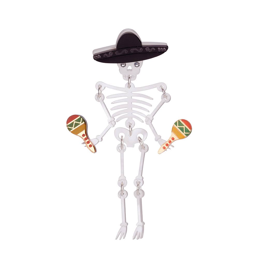 Skeleton Brooch