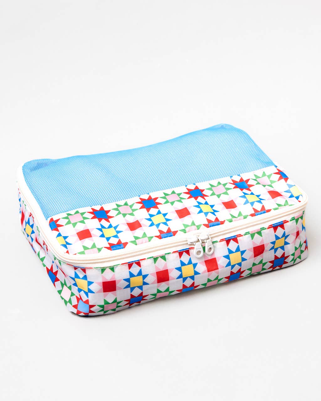 Blue Scandinavian Floral Packing Cube Set