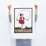 Skipping Girl Tea Towel