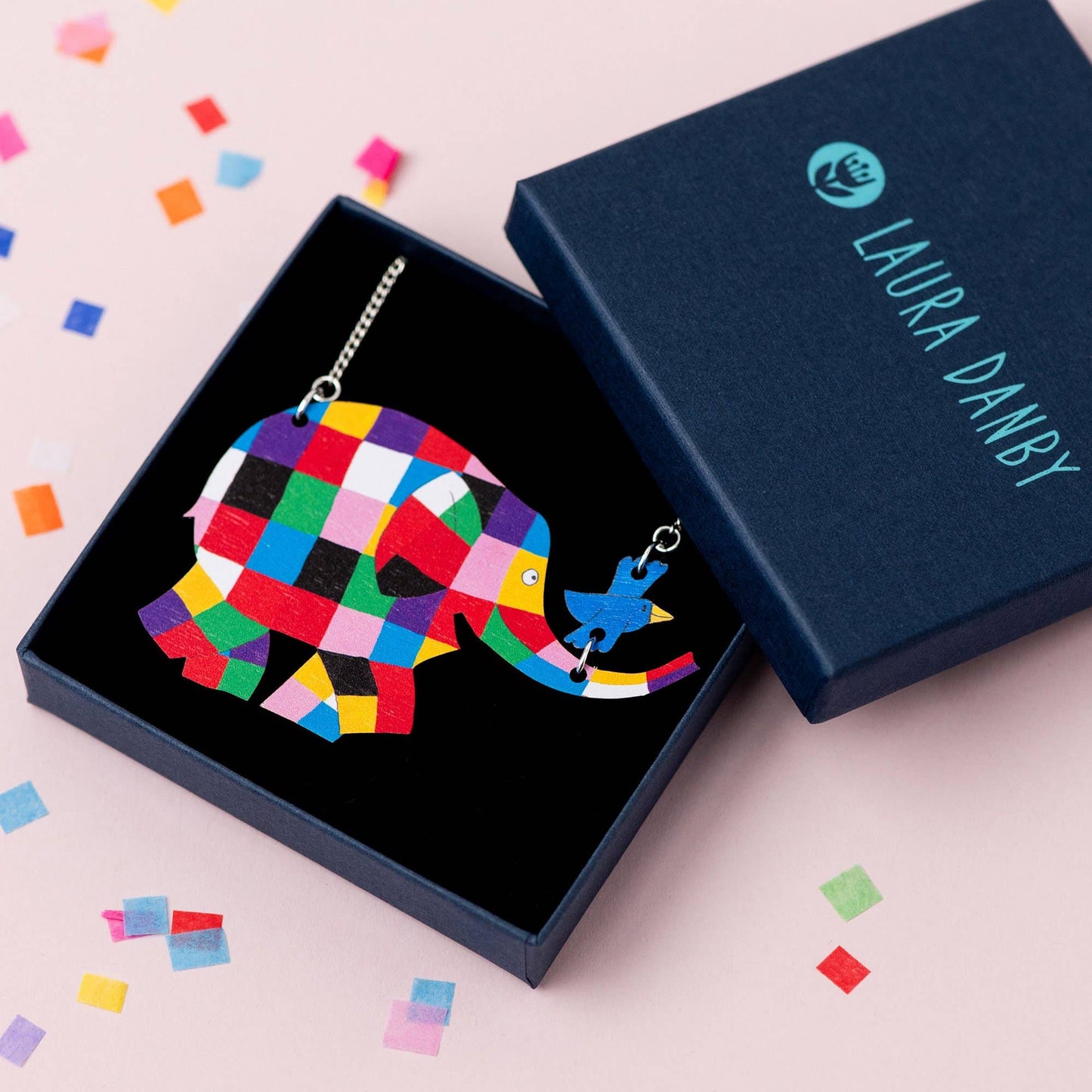 Elmer The Elephant Necklace