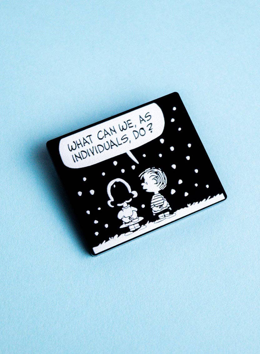 Peanuts Comic Cell Brooch