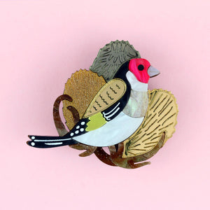 Goldfinch Brooch