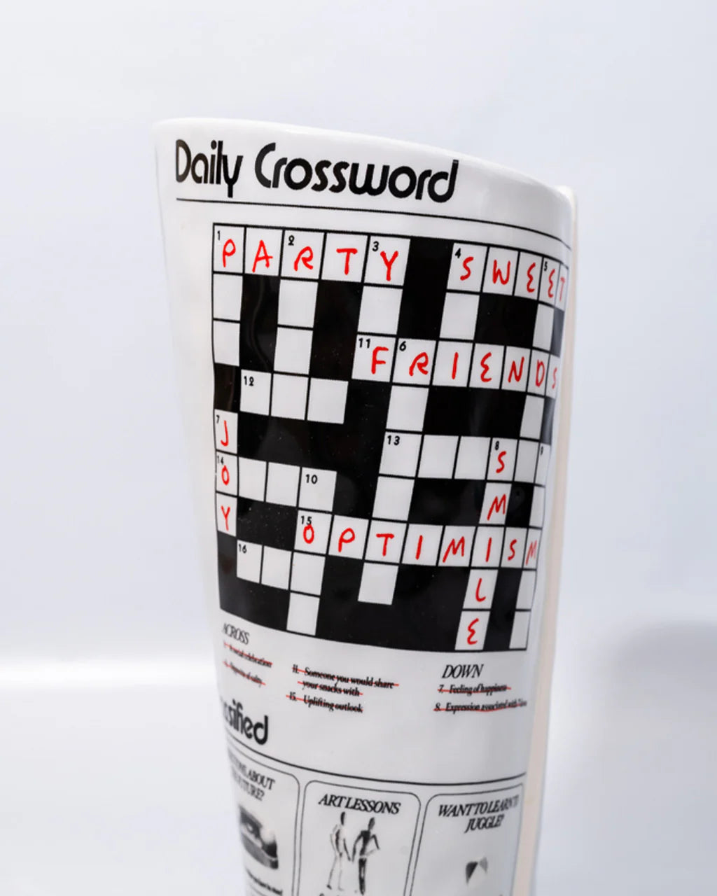 Newspaper Vase