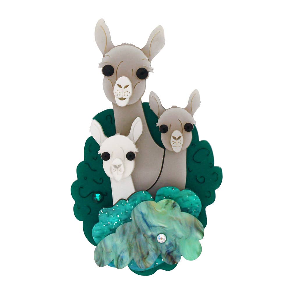Guanaco Brooch
