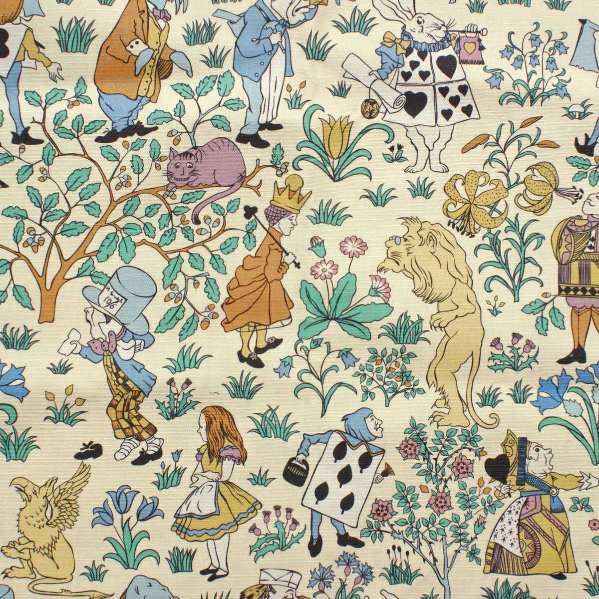 Alice in Wonderland Pure Silk Scarf