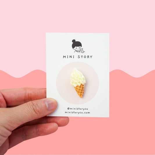 Ice Cream Cone Pin