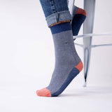 BILLYBELT Chevron Combed Cotton Socks - Disko