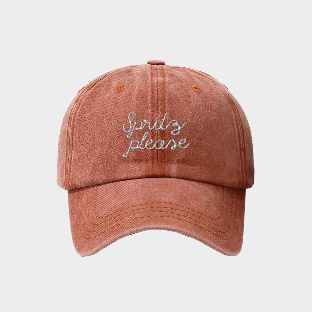 Spritz Please Embroidered Cap