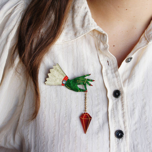 Witch's Pendulum Brooch