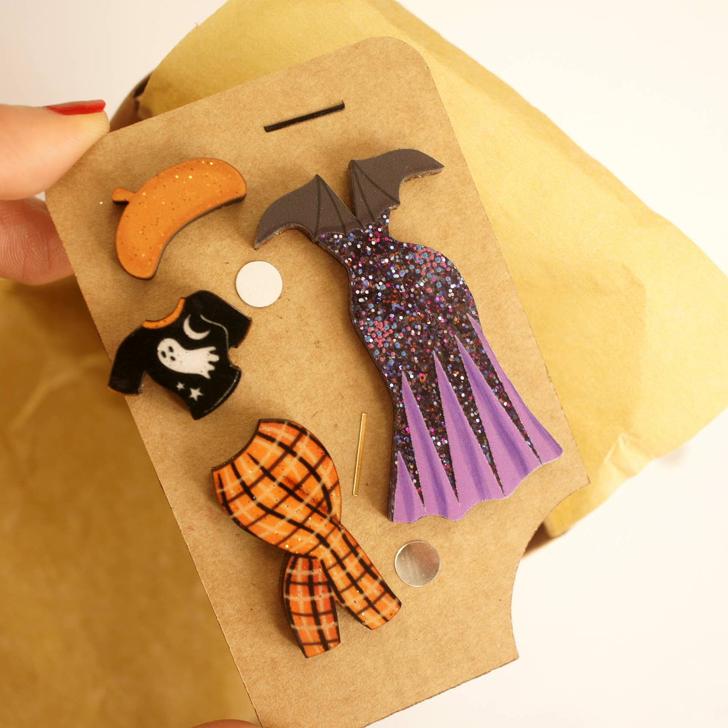 Ghost Halloween Outfit Brooches
