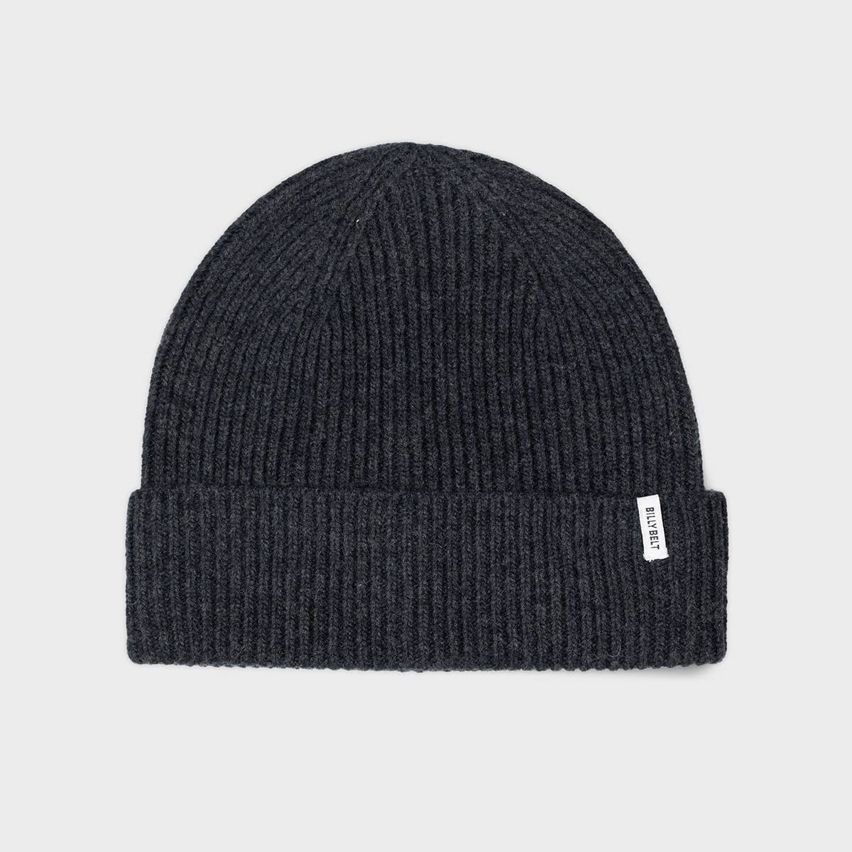 BILLYBELT Dark Grey Lambswool Beanie