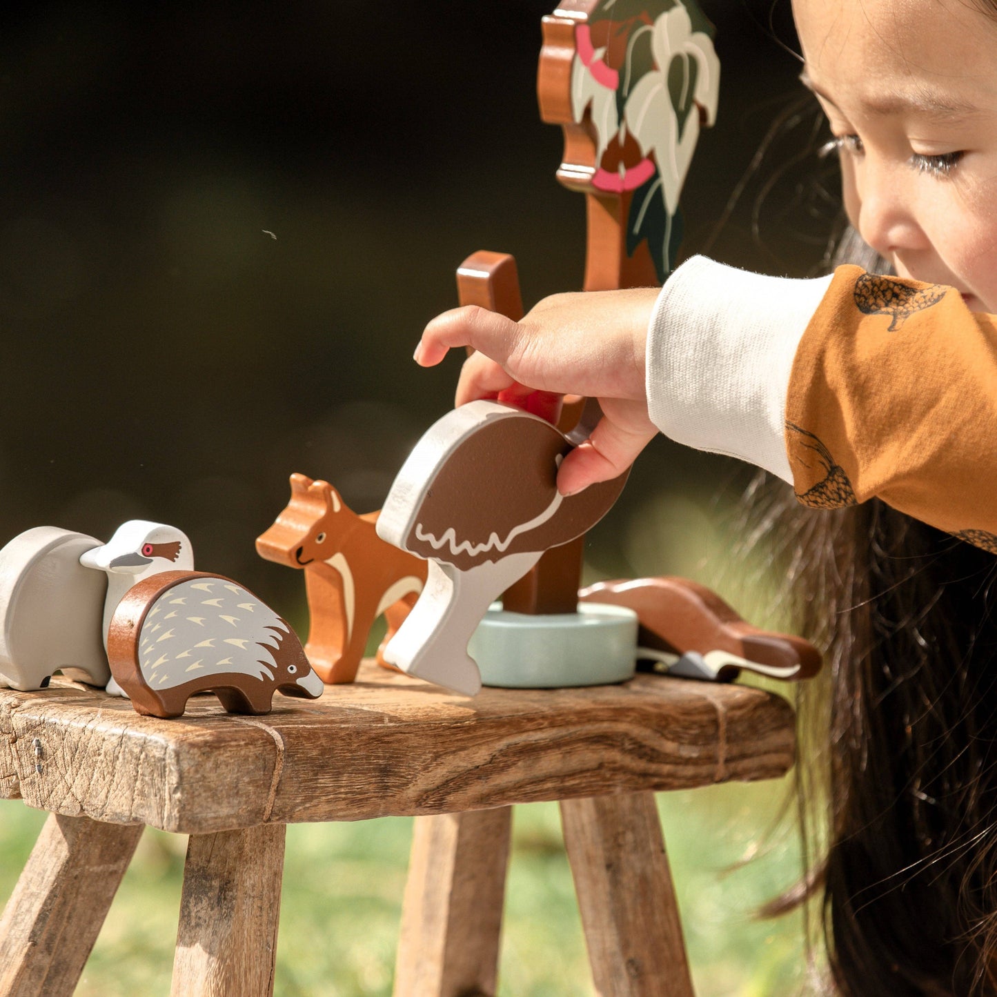 Wooden Aussie Animals Toy Set