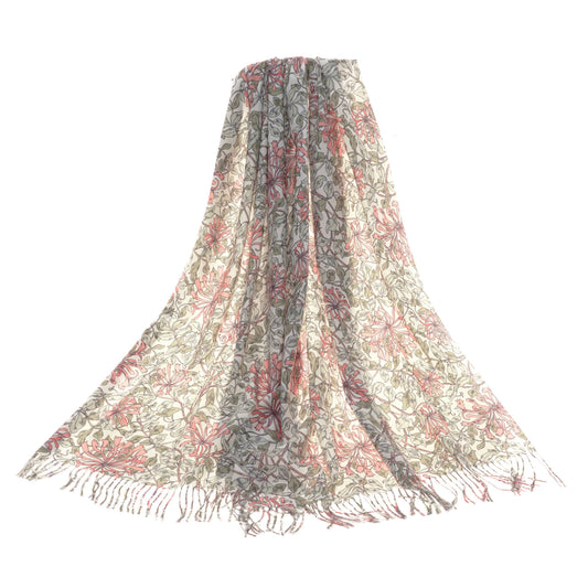 May Morris Honeysuckle Pashmina