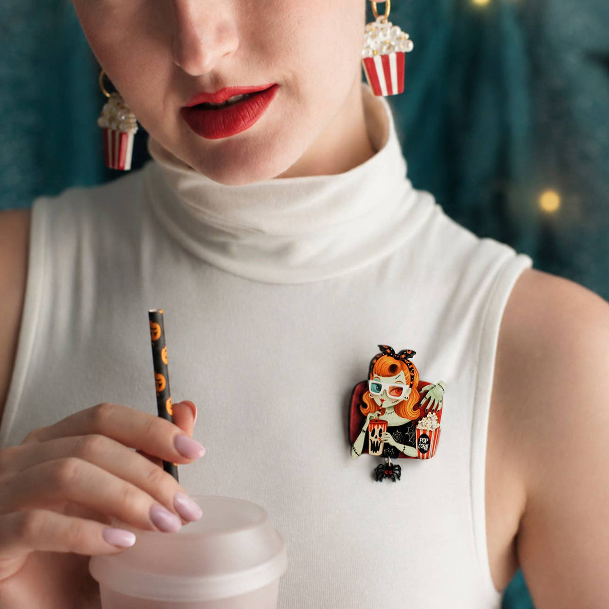 Zombie Girl Brooch