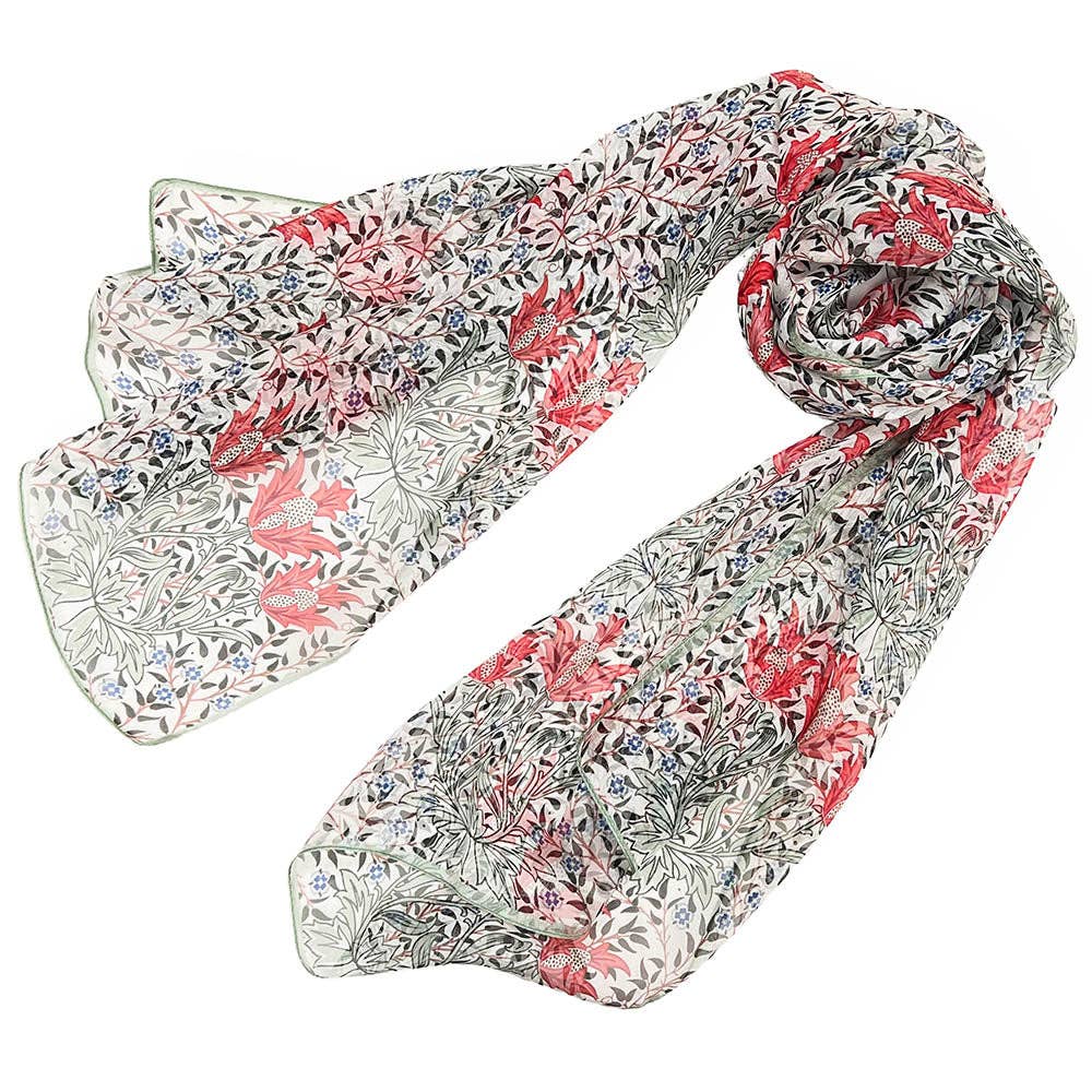 William Morris Bourne Pure Silk Scarf