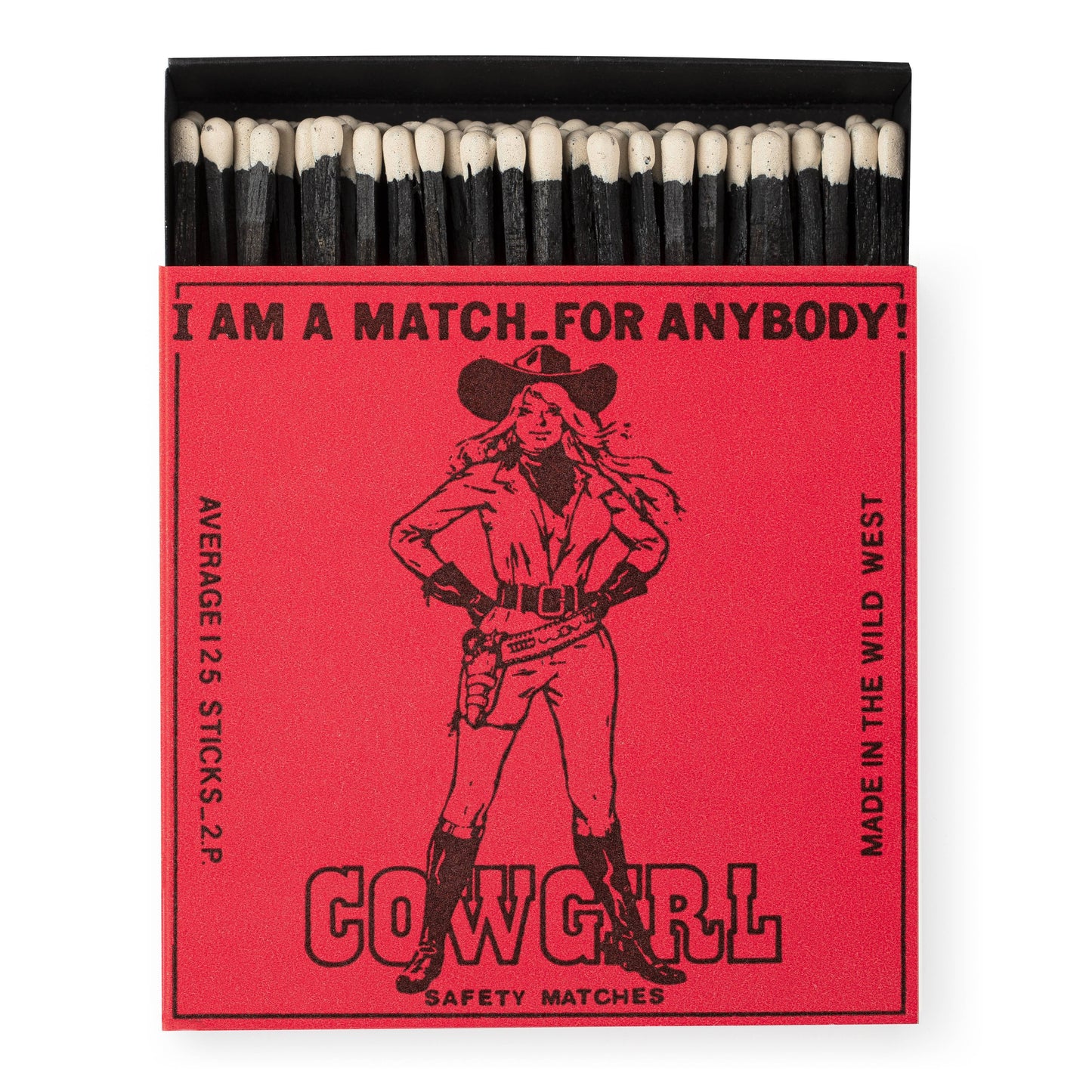 Cowgirl Safety Matches