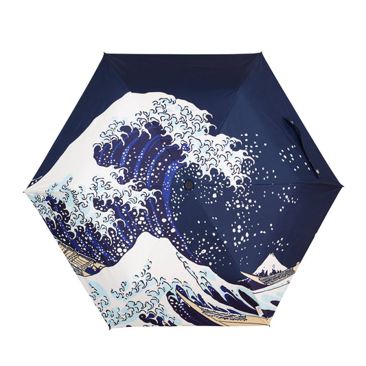 Great Wave Off Kanagawa Folding Umbrella