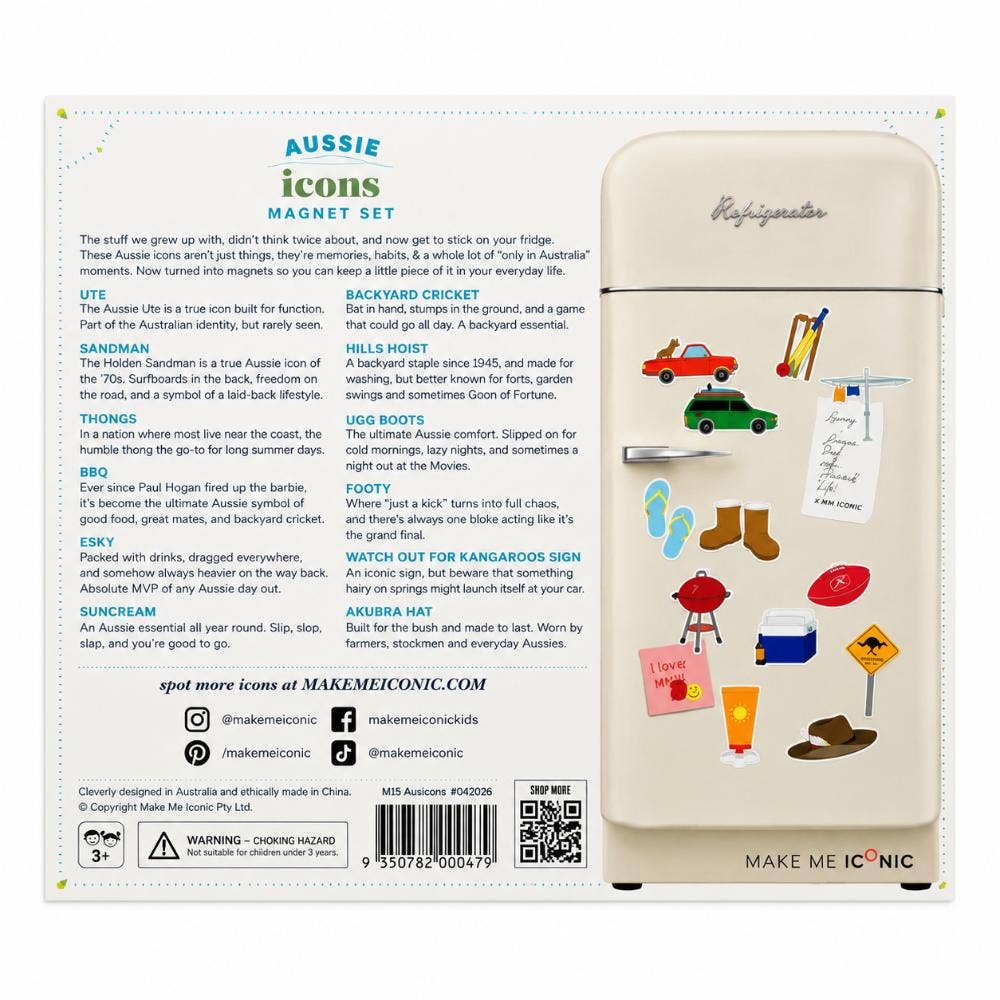 Australian Icons Magnet Set