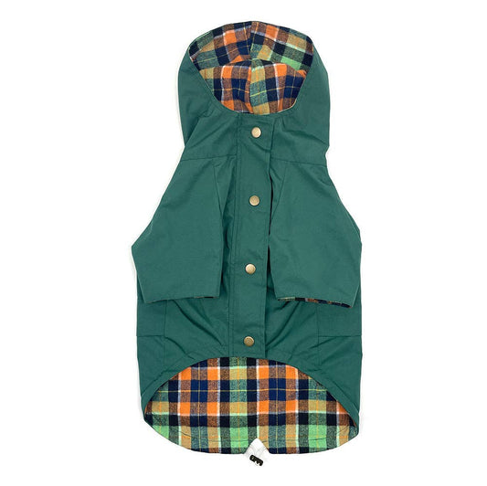 Dog Rain Jacket - Forest Green