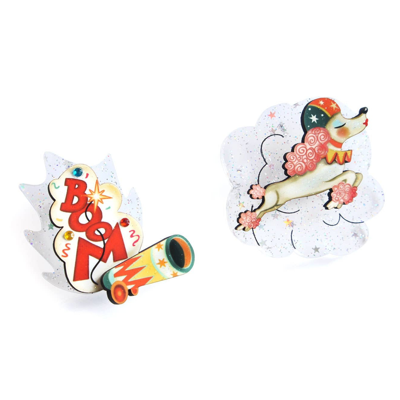 The Little Bullet Dog Brooch