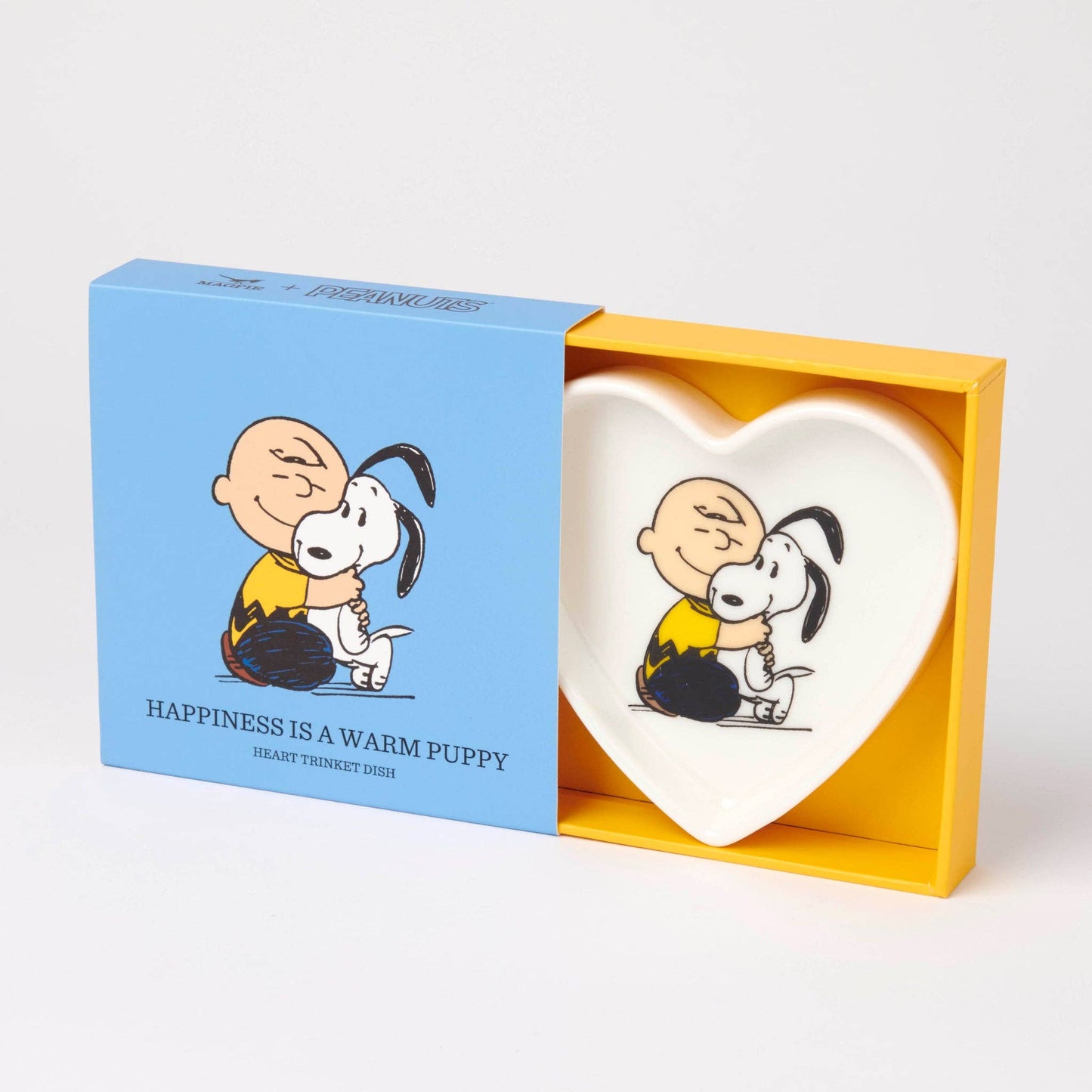 Peanuts Trinket Dish - Heart Shaped - Puppy