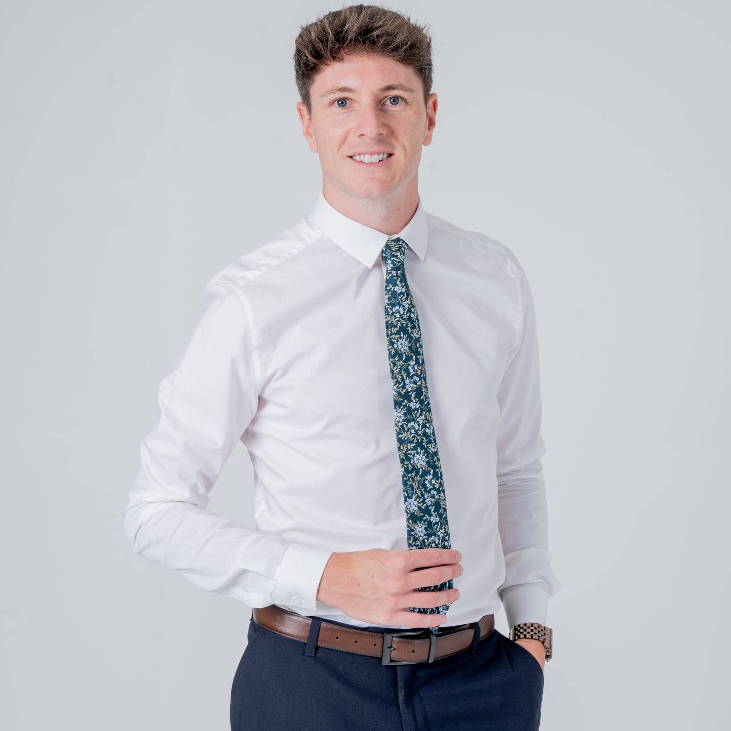 Mayfair Floral Cotton Tie
