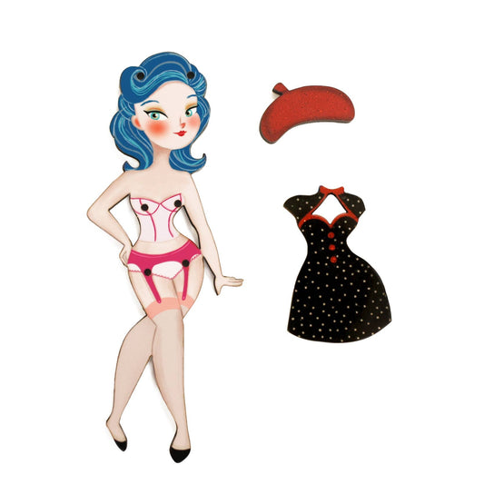 Lali Doll Brooch + Outfit