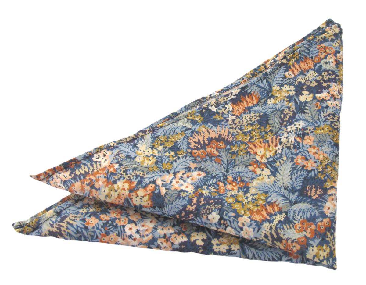 Connie Evelyn Tana Lawn Cotton Pocket Square