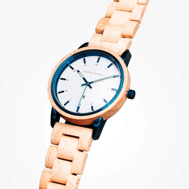 White Wood Watch