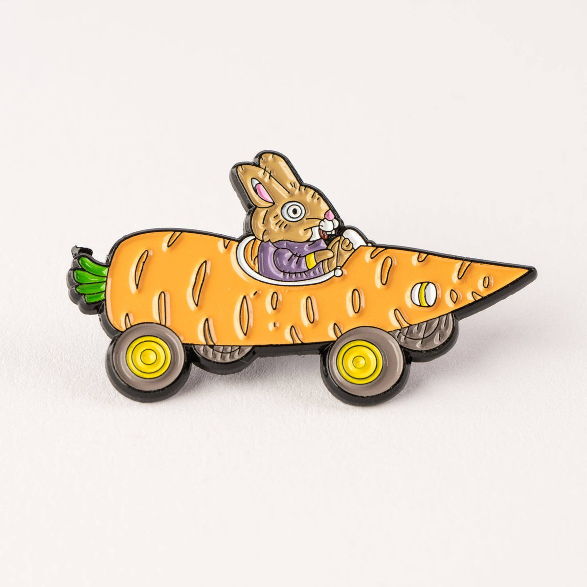 Richard Scarry Enamel Pin - Carrot Car