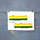 Melbourne Tram Tea Towel