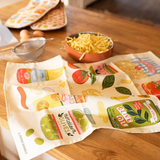 Italian ingredients Cotton Tea Towel